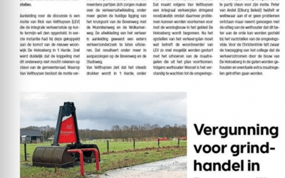 Discussie rond integraal verkeersplan ‘t Harde